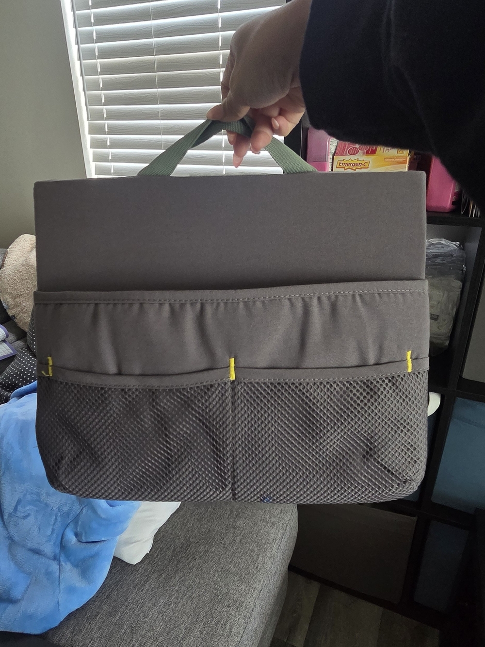 Ikea Desk Organizer with Green Handle